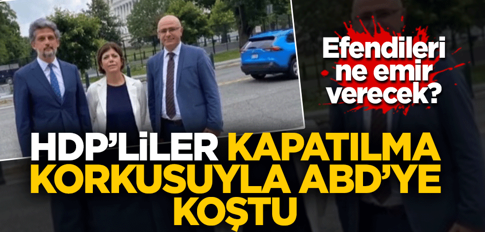 HDP'liler kapatılma korkusuyla ABD'ye koştu