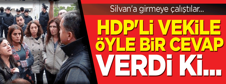 HDP'liler Silvan'a giremedi
