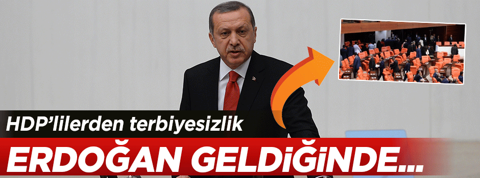HDP'lilerden Cumhurbaşkanı Erdoğan'a büyük terbiyesizlik