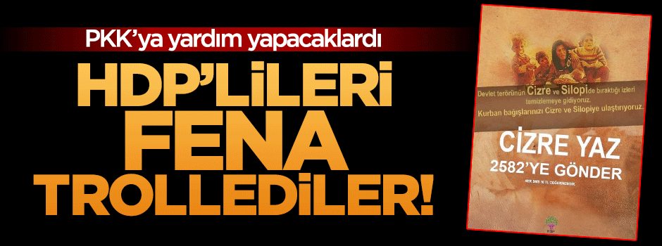 HDP'lileri trollediler Mehmetçik Vakfı'na yardım yaptılar