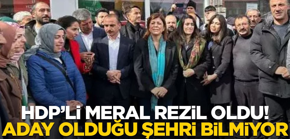 HDP'linin rezil olduğu an: Aday olduğu şehri bilmiyor!