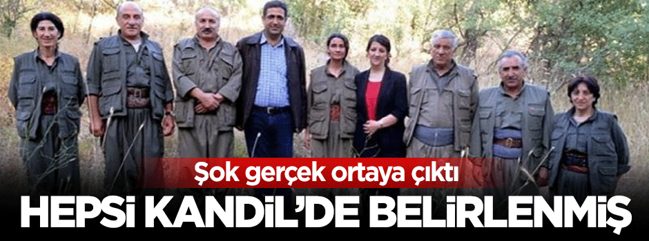 HDP'nin milletvekili adaylarını Kandil belirlemiş