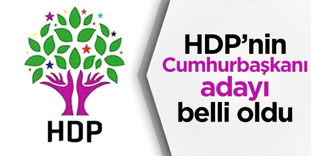 HDP'nin Cumhurbaşkanı adayı belli oldu