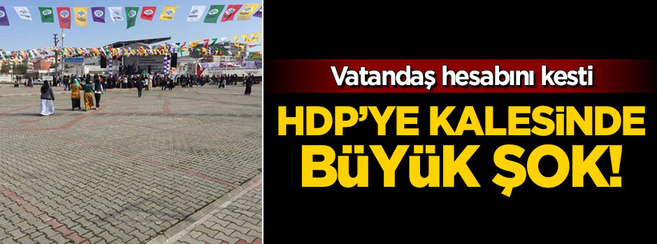 HDP'nin etkinlikleri boş kaldı