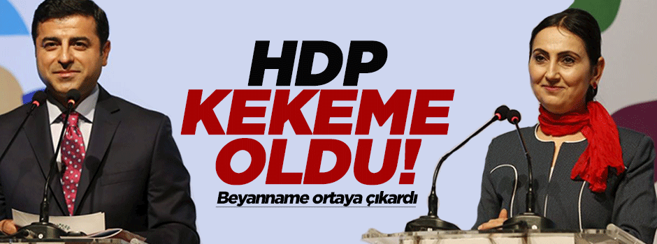 'HDP'nin kekemeliği doruk noktasında'