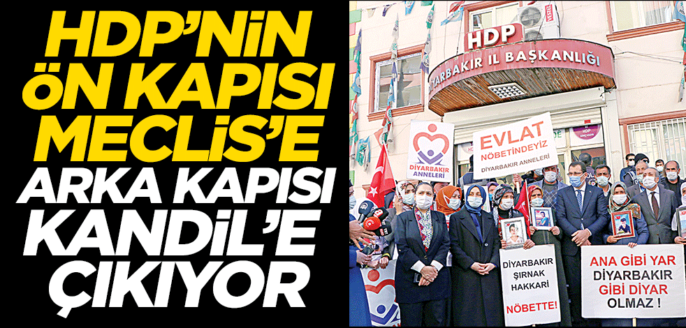 ‘HDP’nin ön kapısı Meclis’e arka kapısı Kandil’e çıkıyor’