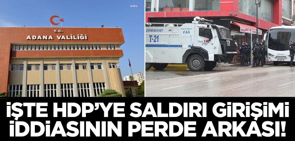 HDP'nin "saldırı girişimi" çığırtkanlığının perde arkası ortaya çıktı!