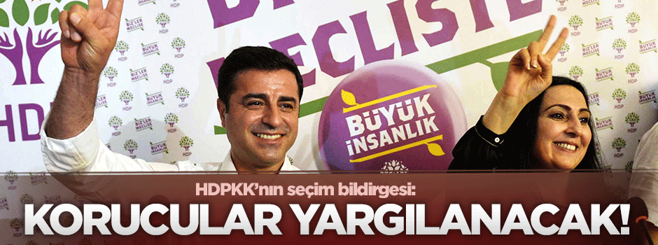 HDP'nin seçim bildirgesi: Korucular yargılanacak, askerlik kalkacak!
