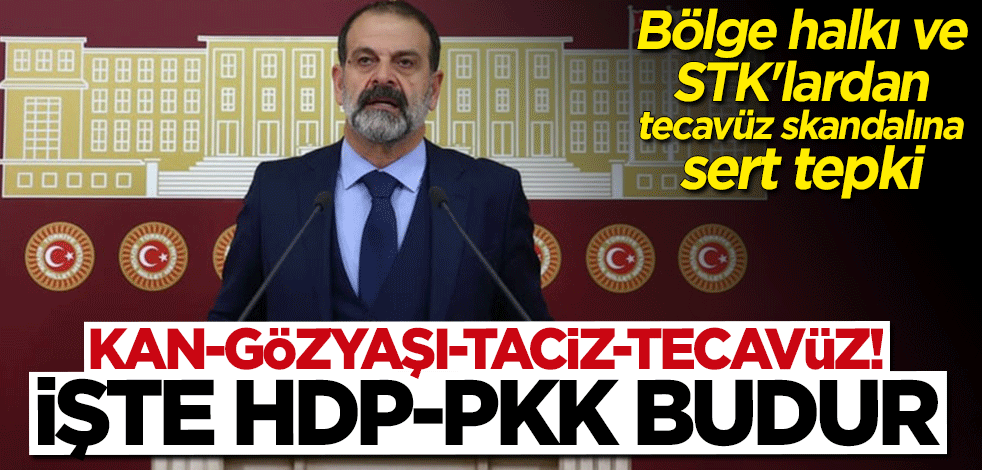 HDP'nin tecavüzcü vekili Tuma Çelik'e tepkiler çığ gibi!