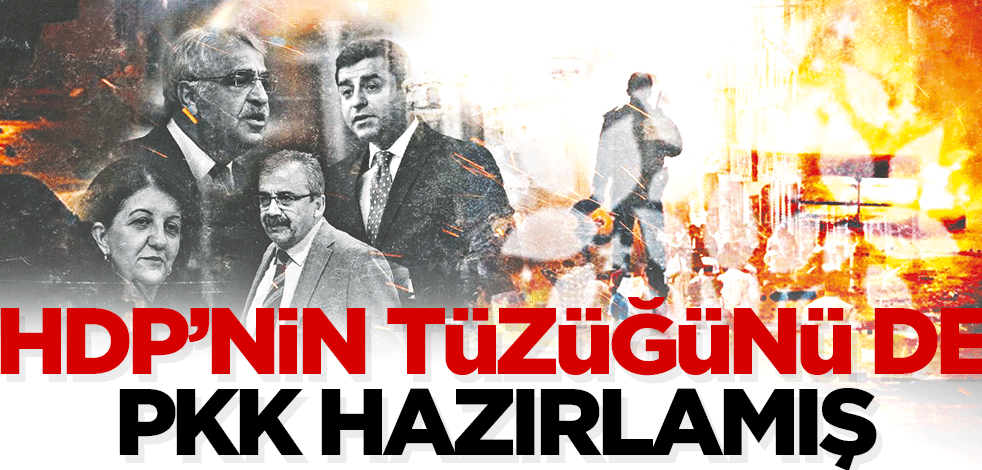  HDP’nin tüzüğünü de PKK hazırlamış!