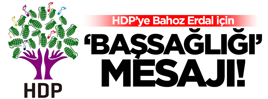 HDP'ye Bahoz Erdal için başsağlığı mesajı!