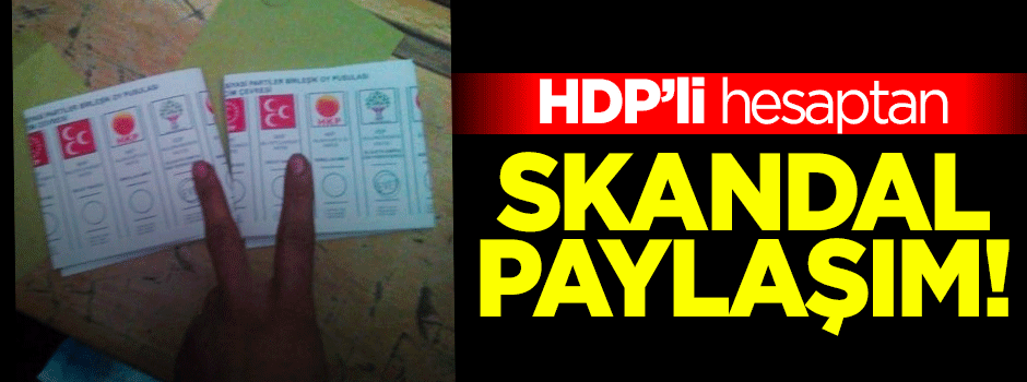 HDP'ye çift oy skandalı!