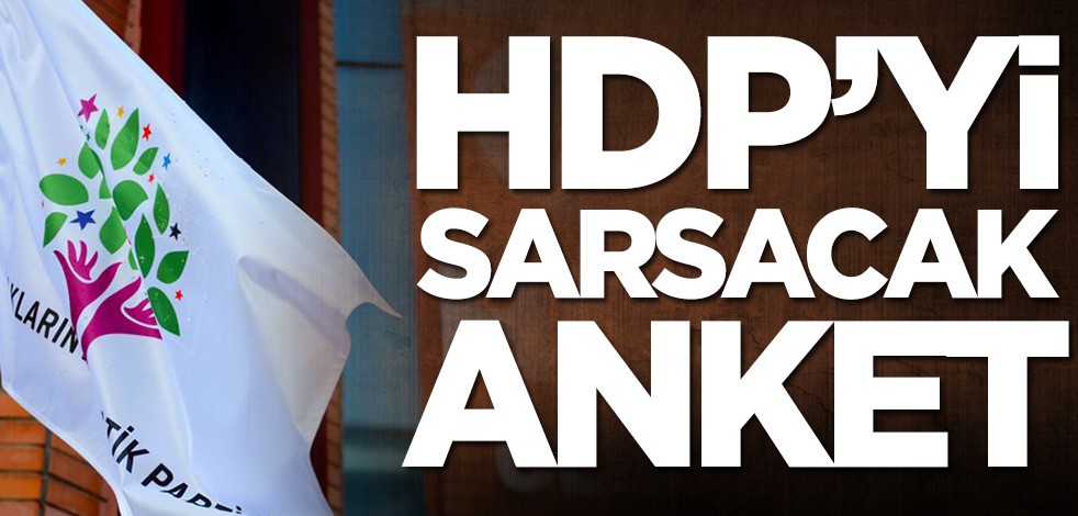 HDP'yi sarsacak anket