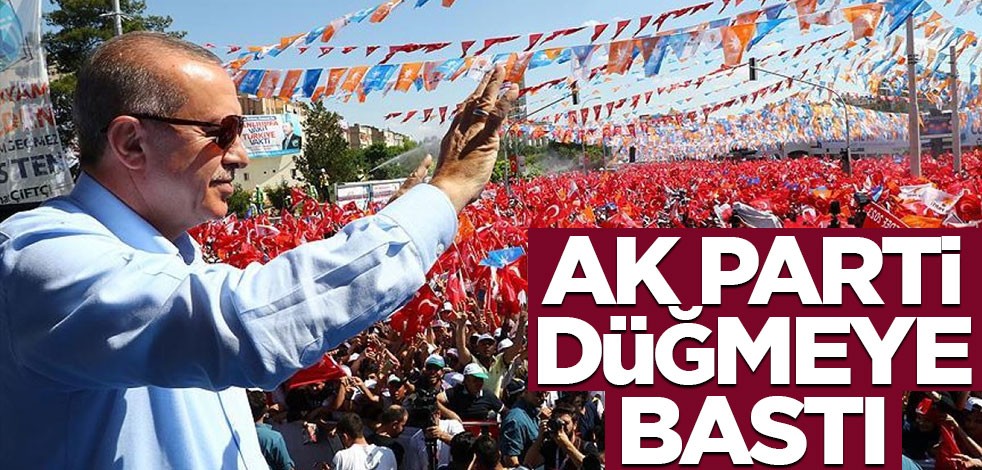 Hedef 2023! AK Parti düğmeye bastı