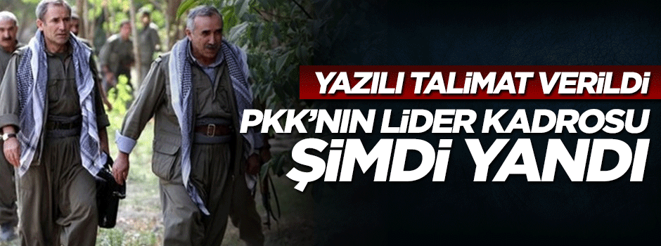 Hedef artık PKK'nın üst düzey kadrosu