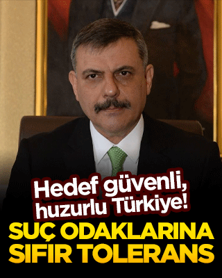 Hedef güvenli, huzurlu Türkiye! Suç odaklarına sıfır tolerans