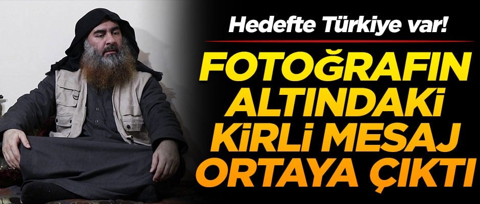 Hedefleri Türkiye! Fotoğrafın altındaki kirli mesaj ortaya çıktı