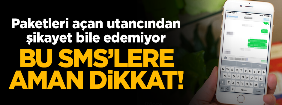 Hediye SMS ile kandırdılar! Telefon yerine şebeke suyu gönderdiler
