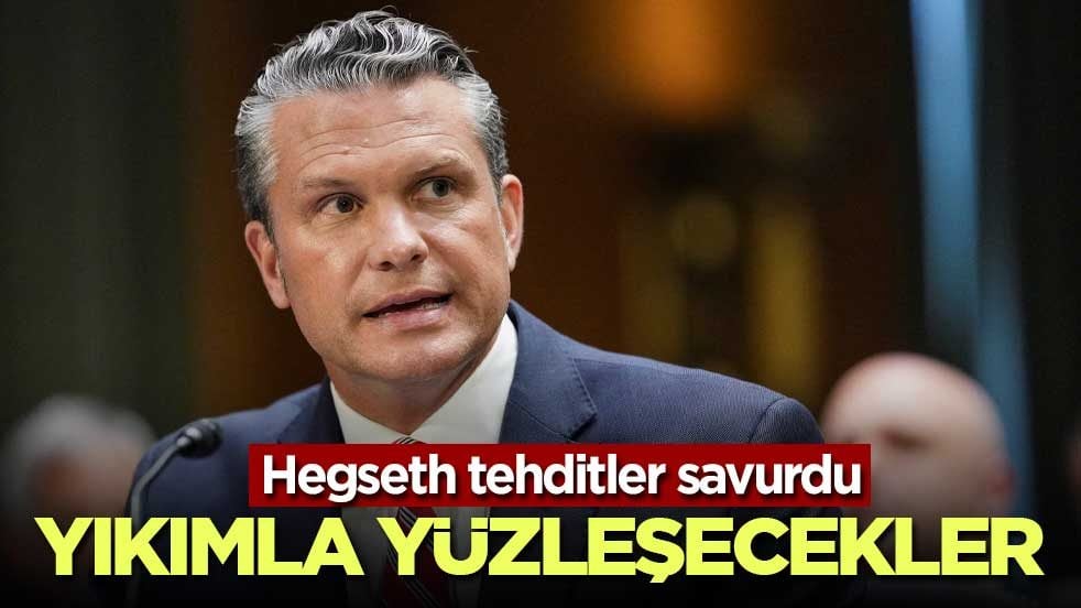 Hegseth’ten İran’a tehdit: Masada vazgeçmezse yıkımla karşılaşacak