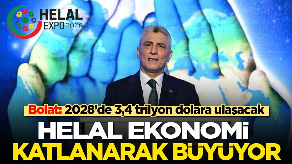 Helal ekonomi katlanarak büyüyor! Bakan Bolat: 2028’de 3.4 trilyon dolara ulaşacak