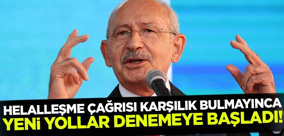 'Helalleşme' çağrısı karşılık bulmayan Kılıçdaroğlu: CHP de sütten çıkmış ak kaşık değil!