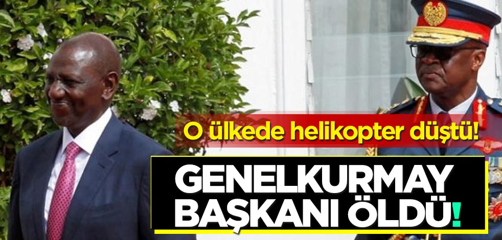 Helikopter düştü! Devlet başkanı acil toplantıya çağırdı: Genelkurmay başkanı öldü iddiası...Son dakika!