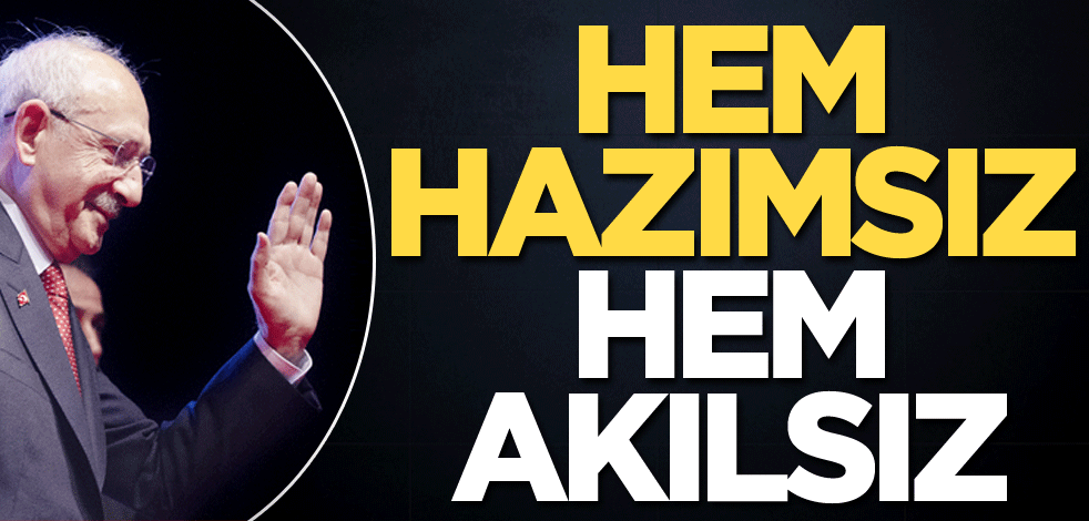 Hem hazımsız hem akılsızlar