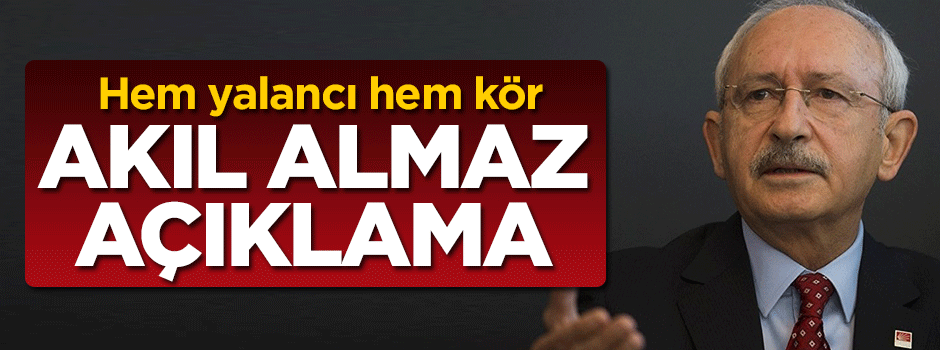 Hem kör hem yalancı! Akıl almaz açıklama