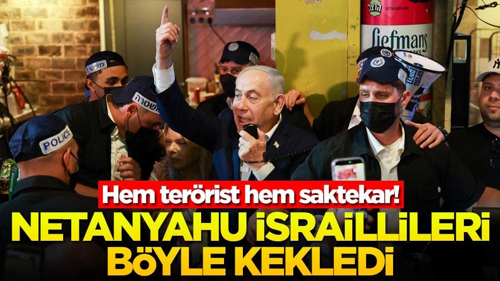 Hem terörist hem saktekar! Netanyahu İsraillileri böyle kekledi
