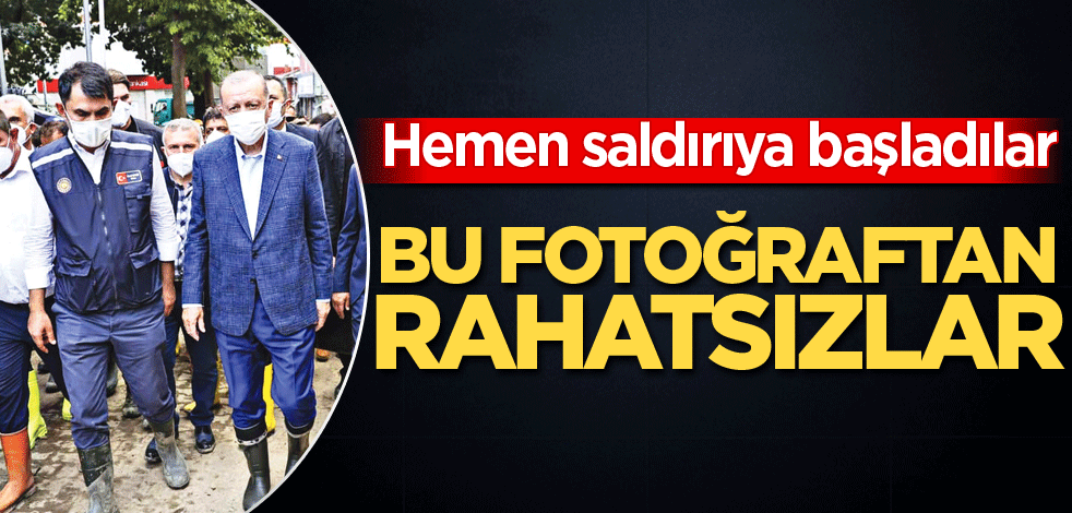 Hemen saldırıya başladılar! Bu fotoğraftan rahatsızlar