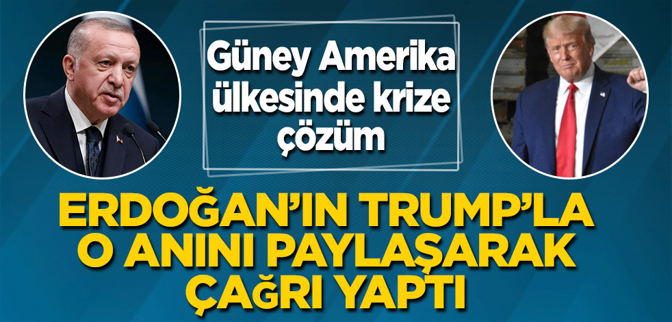 Henrique Capriles, Erdoğan ve Trump’ın fotoğrafını paylaşarak çözüm istedi