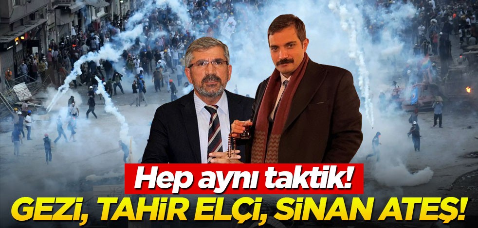 Hep aynı taktik! Gezi, Tahir Elçi, Sinan Ateş!