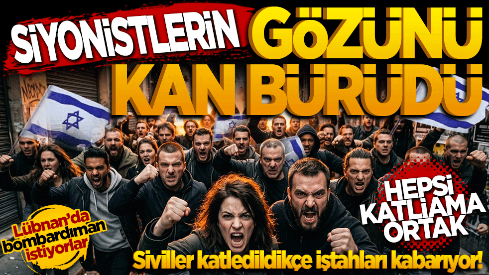 Hepsi katliama ortak: Siyonistlerin gözünü kan bürüdü!