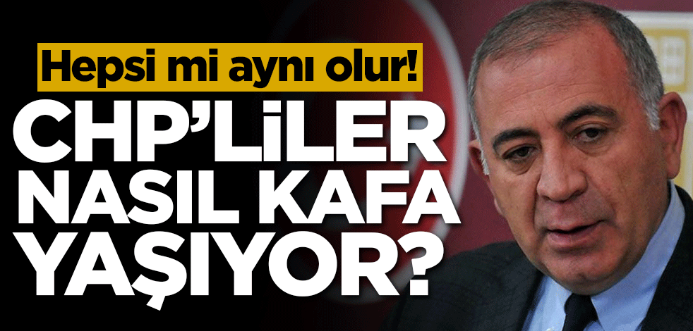 Hepsi mi aynı olur! CHP'liler nasıl kafa yaşıyor?