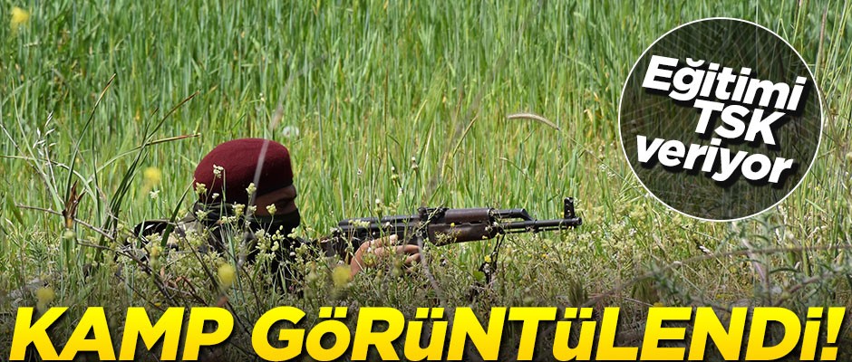 Hepsini TSK eğitti... Kamp görüntülendi!