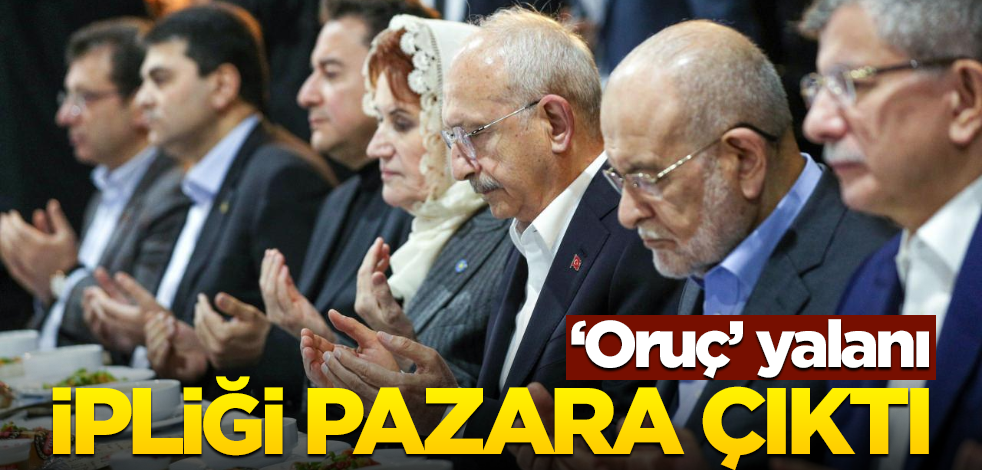 Her akşam iftara katılan Kılıçdaroğlu'nun ipliği pazara çıktı!