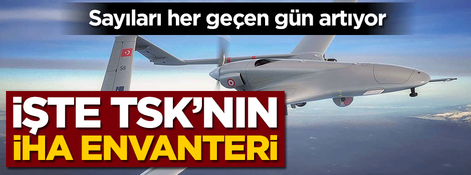 Her geçen gün artıyor... İşte TSK'nın İHA envanteri