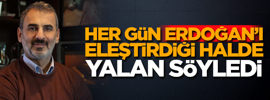 Her gün Erdoğan'ı eleştiren kanal, yine aynı yalanı söyledi!