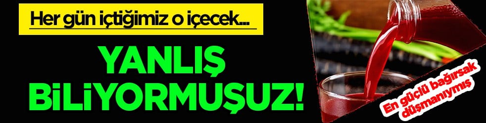 Her gün içtiğimiz o içecek yoğun ilgi görüyor ama meğer yıllardır yanlış biliyormuşuz... En güçlü bağırsak düşmanıymış 