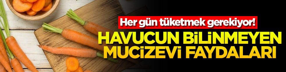 Her gün tüketmek gerekiyor! Havucun bilinmeyen mucizevi faydaları