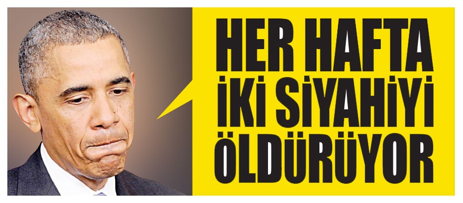 Her hafta iki siyahiyi öldürüyor