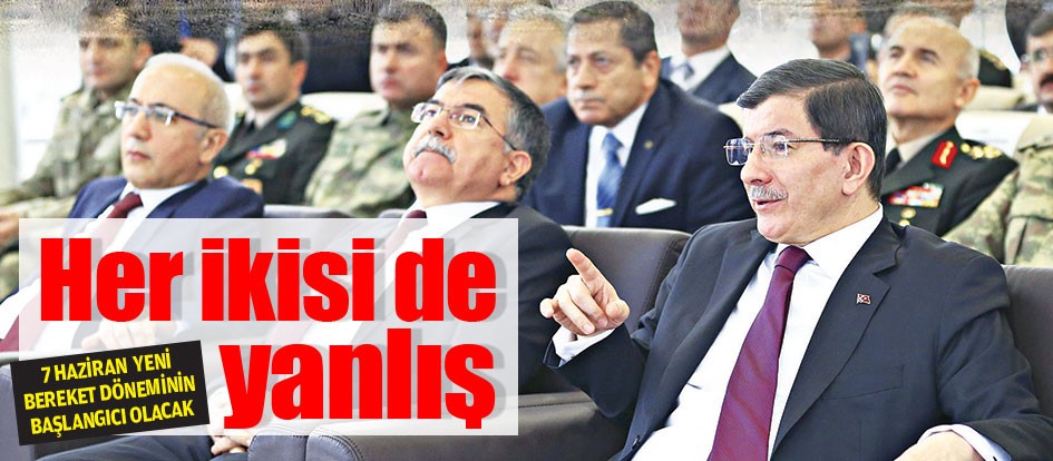 Her ikisi de yanlış