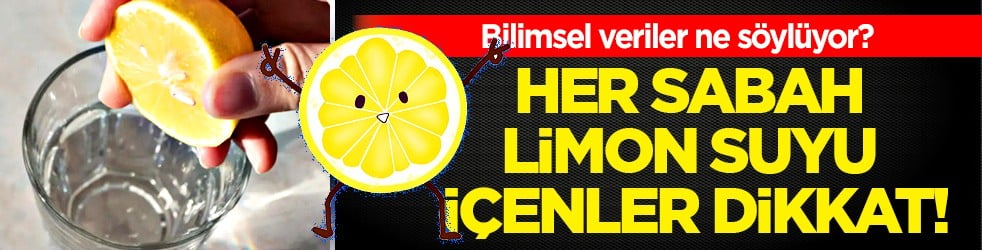Her sabah limon suyu içenler dikkat: Bilimsel veriler ne söylüyor? Püf noktası neler diyenler, işte kolay yolu bu