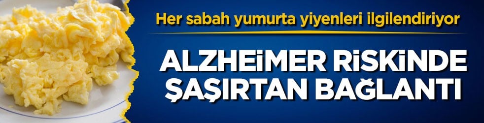 Her sabah yumurta yiyenleri ilgilendiriyor! Alzheimer riskinde şaşırtan bağlantı