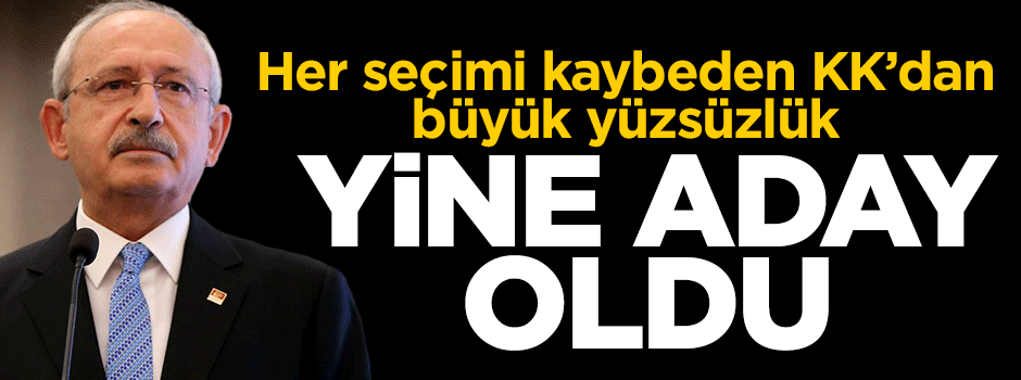 Her seçimi kaybeden Kılıçdaroğlu'ndan büyük yüzsüzlük