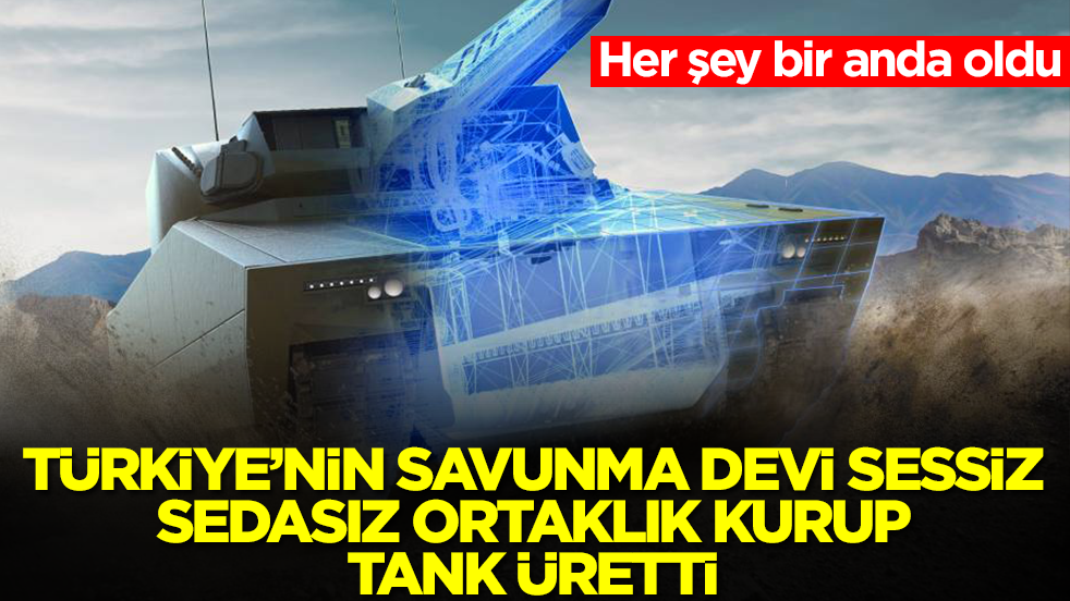 Her şey bir anda oldu: Türkiye'nin savunma devi sessiz sedasız ortaklık kurup tank üretti