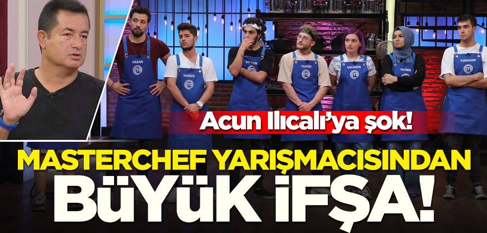 "Her şey kurgu" Masterchef Türkiye'nin eski yarışmacısı Tunahan Ak'tan Acun Ilıcalı'ya şok!