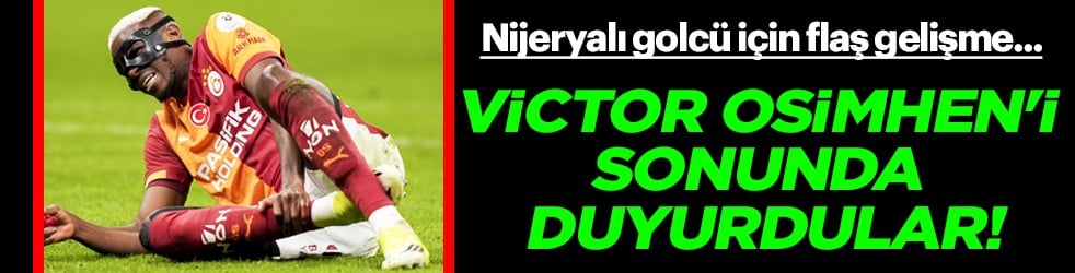 Her şeyi berbat etmek mi amaçları: Ve bu iş resmen bitti! Victor Osimhen'i sonunda duyurdular