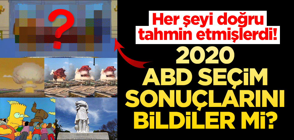 Her şeyi tahmin etmişlerdi! ABD Başkanı'nı bildiler mi?