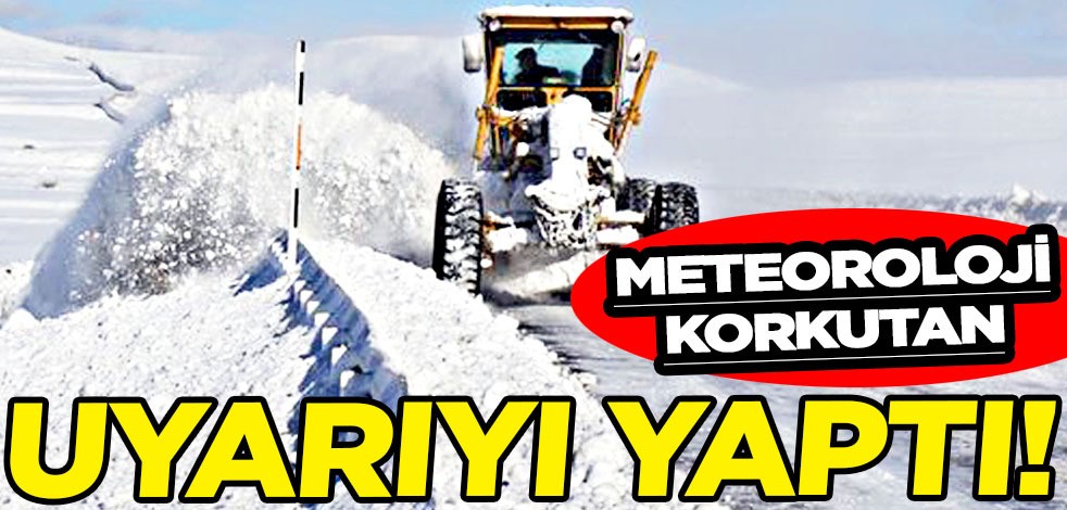Her tahmini tutan Meteoroloji'den paylaşım: Çığ alarmı, her an dikkatli ve tedbirli olun! Afet çağrısı